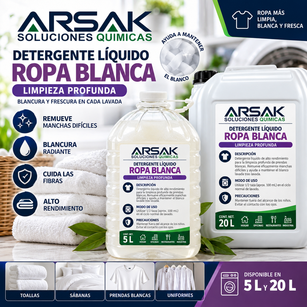 Jabón Ropa Blanca (5L)
