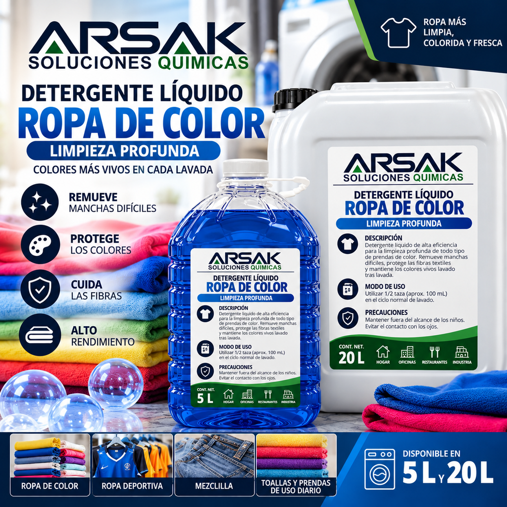 [DET-ROP-5L] Detergente Para Ropa (5L)