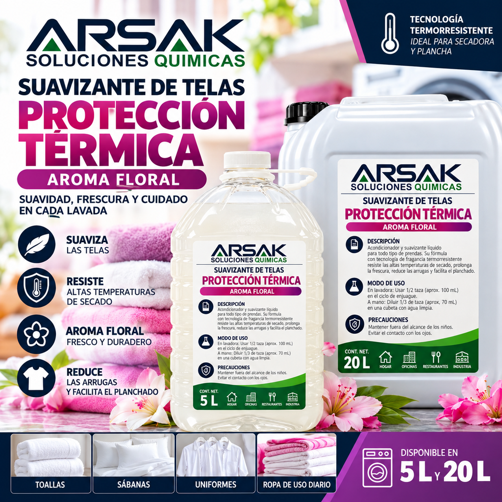 Suavizante Resistencia Termica Aroma Floral