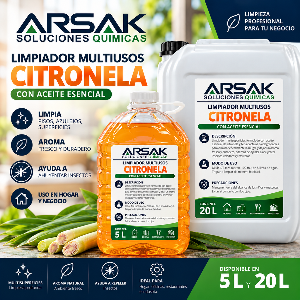 Multiusos Citronela (5L)